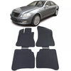 Tappetini Auto Gomma Nero Set Premium, per Mercedes Classe S W221 05-13
