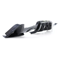 Diffusore posteriore,performance lucido doppio tubo,per Serie 4 BMW F32 F33 F36