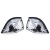 Coppia frecce nere fumo adatte, per BMW Serie 3 E36 Coupe Cabrio 91-99