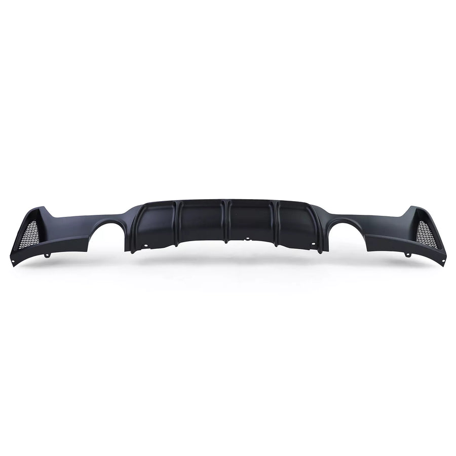 Diffusore posteriore opaco + terminale look 440, per BMW F32 F33 F36 425 428 430