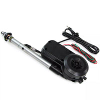 Antenna Elettrica Automatica Estensibile Cromata per Auto Veicolo Universale 12V