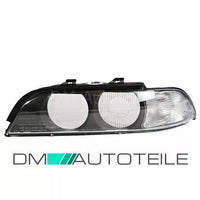 Set dischi sparsi vetro fari bianco anche xeno per BMW E39 95-01