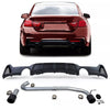 Diffusore posteriore opaco + terminale look 440 per BMW F32 F33 F36 425 428 430