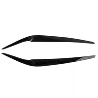 Mascherine fari malocchio nero lucido adatte per BMW Serie 5 G30 G31 dal 17