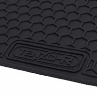 Tappetini auto gomma nero premium set per VW Polo 6R 6C 09-17