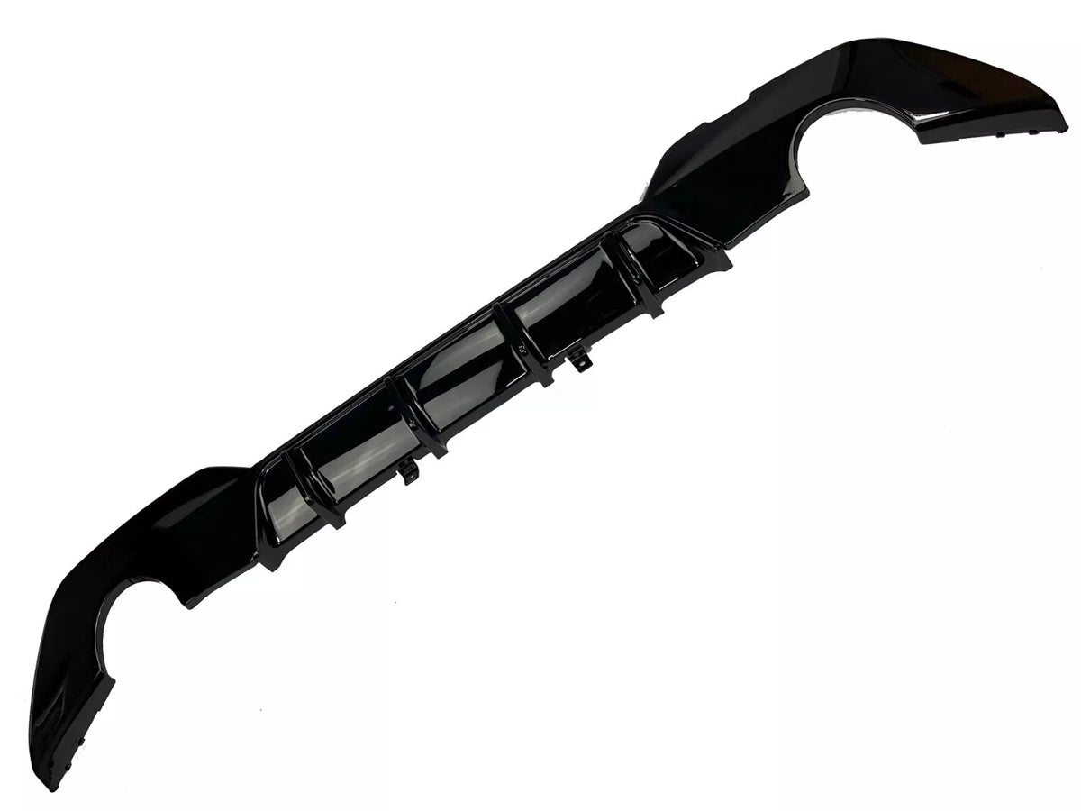 DIFFUSORE NERO LUCIDO per BMW SERIE 3 G20/G21 M SPORT 2018-2022 (prima – vista 3