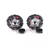 Fari vetro trasparente Angel Eyes + mirino nero per VW Golf 1 + Cabrio