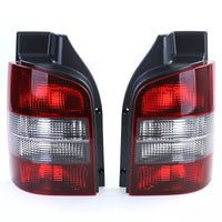 Coppia fanali posteriori rosso nero per VW T5 bus + furgone + portellone 03-09