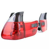Luci posteriori vetro trasparente rosso nero fumo adatte, per BMW X5 E53 99-03