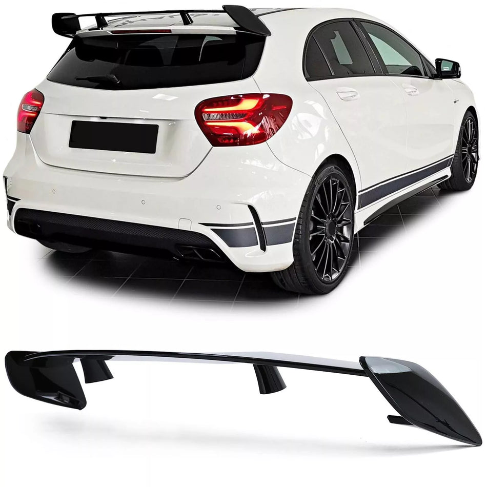 Spoiler posteriore spoiler tetto nero lucido per Mercedes Classe A W176 dal 12