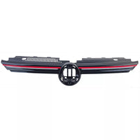 Griglia radiatore sportiva illuminata + barra rossa per Vw Golf 8 dal 2019