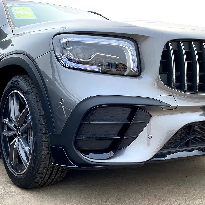SPLITTER ANTERIORE NERO per MERCEDES X247 GLB AMG PACCHETTO