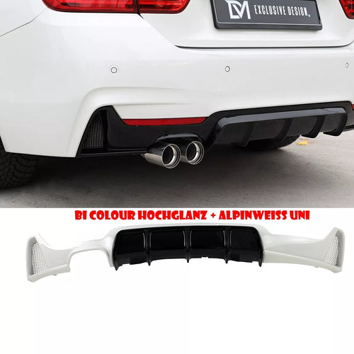 Diffusore bianco e Nero per M BMW F32 F33 F36 +*