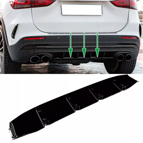 Diffusore sottospoiler per Mercedes GLA H247 con equipaggiamento AMG