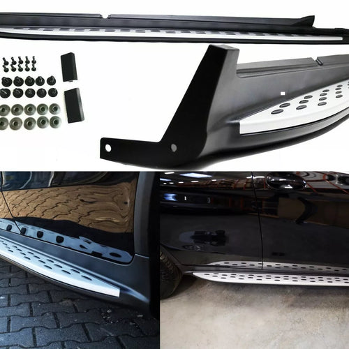 Set pedane barra ingresso alluminio per Mercedes GLC X253 C253