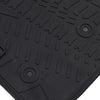 Tappetini auto in gomma neri set premium, per Jeep Wrangler JK 07-19