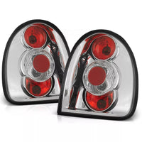 Set Fanali Posteriori Chiari Cromo per Opel Corsa B Anno 1993-2000