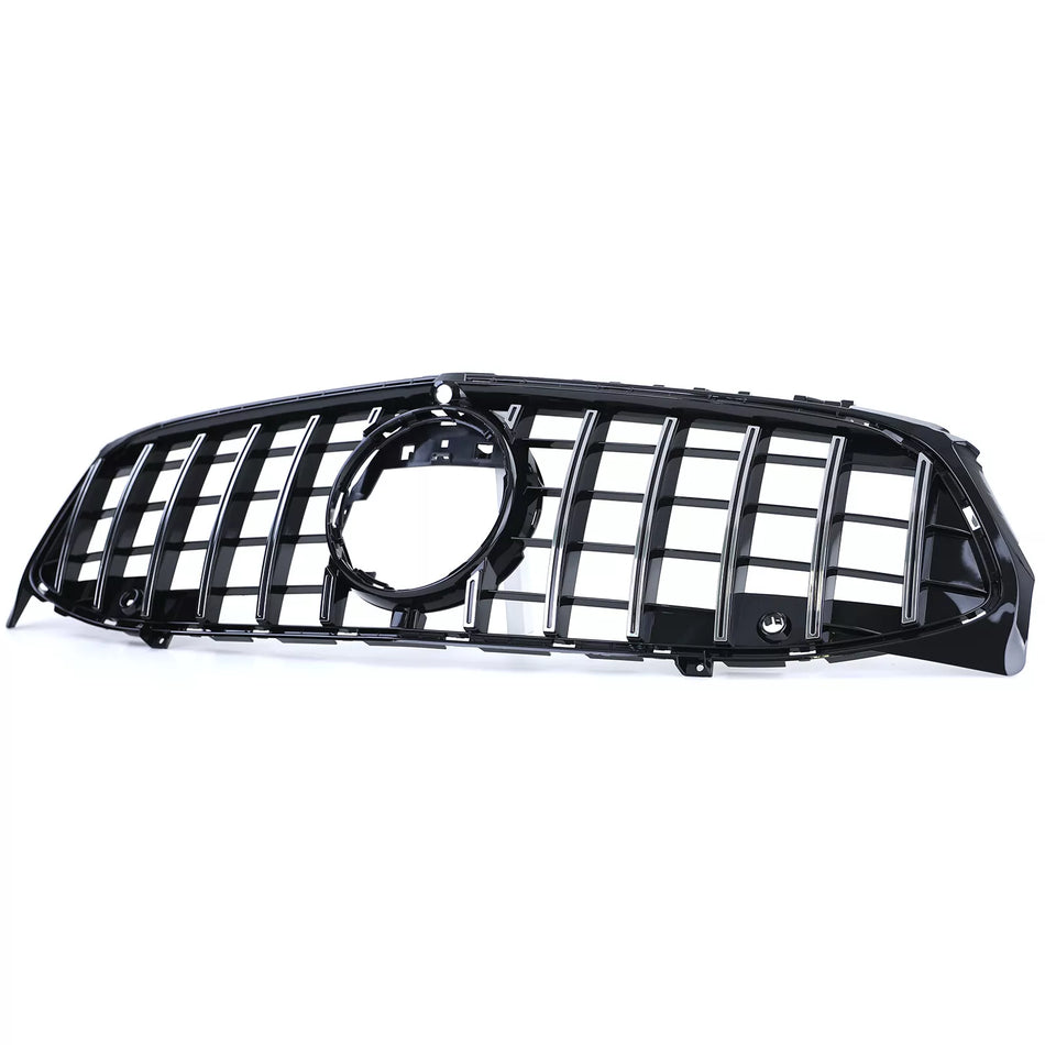 Griglia radiatore sportiva nero lucido cromo, per Mercedes CLA C118 X118 dal 19