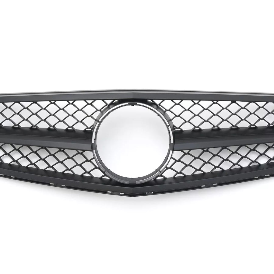 Griglia sportiva griglia radiatore per Mercedes W204 S204 nero opaco