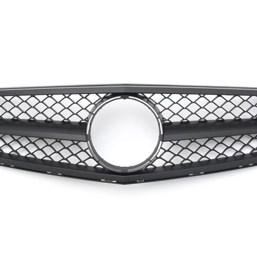 Griglia sportiva griglia radiatore per Mercedes W204 S204 nero opaco