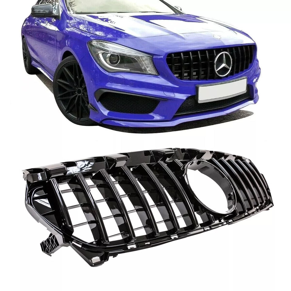Griglia nera lucida a Mercedes W117 CLA 13-16 Sport-Panamericana GT
