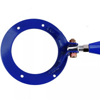 Barra alluminio blu anteriore 3 pezzi regolabile per VW Golf 3 Vento Passat 35i