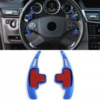 Palette Cambio Alluminio Blu per Mercedes W176 W246 W212 C207 A207 S212