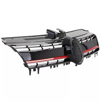 Griglia radiatore Performance Nero + barra rossa per VW Golf 7 + GTI 12-17