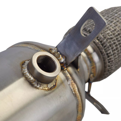 Tubo di ricambio downpipe acciaio inox racing BMW Serie 5 F10 F11 N20 520i 528i