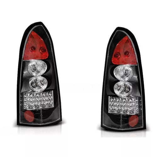 Fanali posteriori LED Nero per Opel Astra G Caravan 97-04