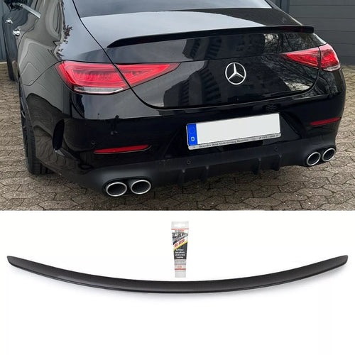 Set Spoiler Posteriore bagagliaio Nero per Mercedes W257 CLS 2018