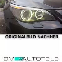 Kit diffusore sinistro destro vetro faro LED per BMW E60 E61 03-07