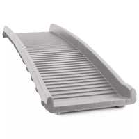 Rampa cani auto ingresso antiscivolo pieghevole grigia 155x40 cm fino a 90 kg