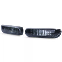 Coppia frecce laterali in vetro trasparente nero fumo BMW Serie 3 E46 98-03