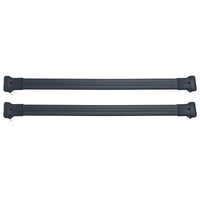 Barre portatutto trasversali alluminio nere adatte per VW T6 T6.1 2015-2024
