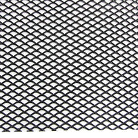 Griglia in alluminio griglia da corsa a nido d'ape 135 x 30 cm nera fine