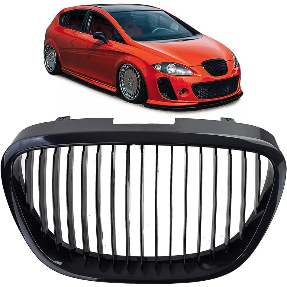 Griglia radiatore senza emblema CLEAN per Seat Leon 1P Toledo Altea 5P 2005-2009