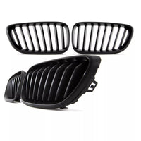 Set Griglia per BMW Serie 2 F22 F23 anche M2 Nero Opaco