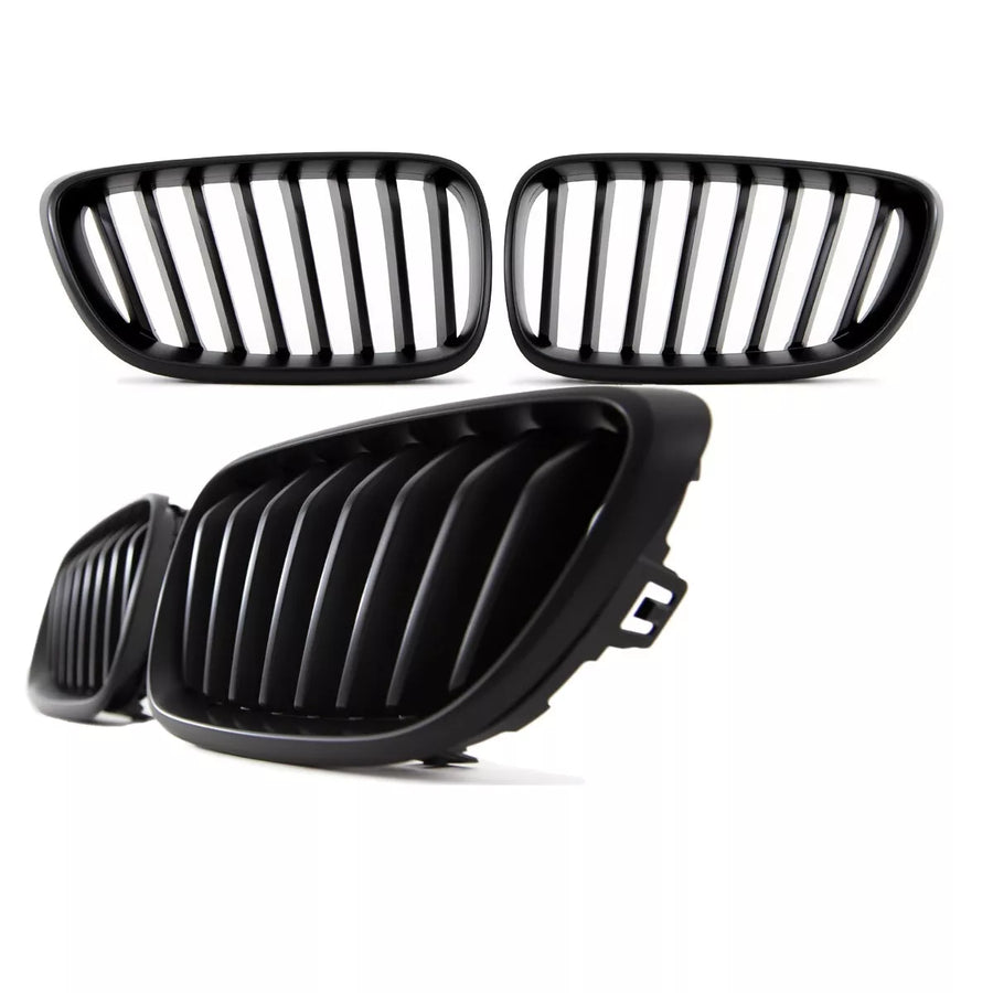 Set Griglia per BMW Serie 2 F22 F23 anche M2 Nero Opaco