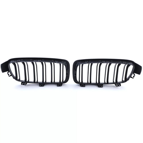 Griglia Sport doppia barra prestazioni opaca per BMW Serie 3 F30 F31 11-19