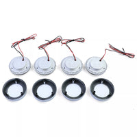 4x Luci Interne Hella Celis Argento, per Barca Caravan Camper 9 - 32 Volt