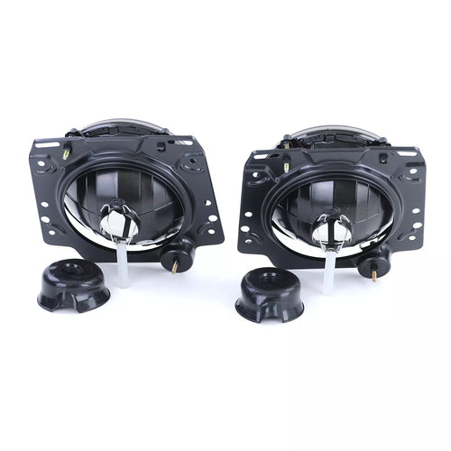 Fari vetro trasparente + mirino nero fumo per VW Golf 2 83-91