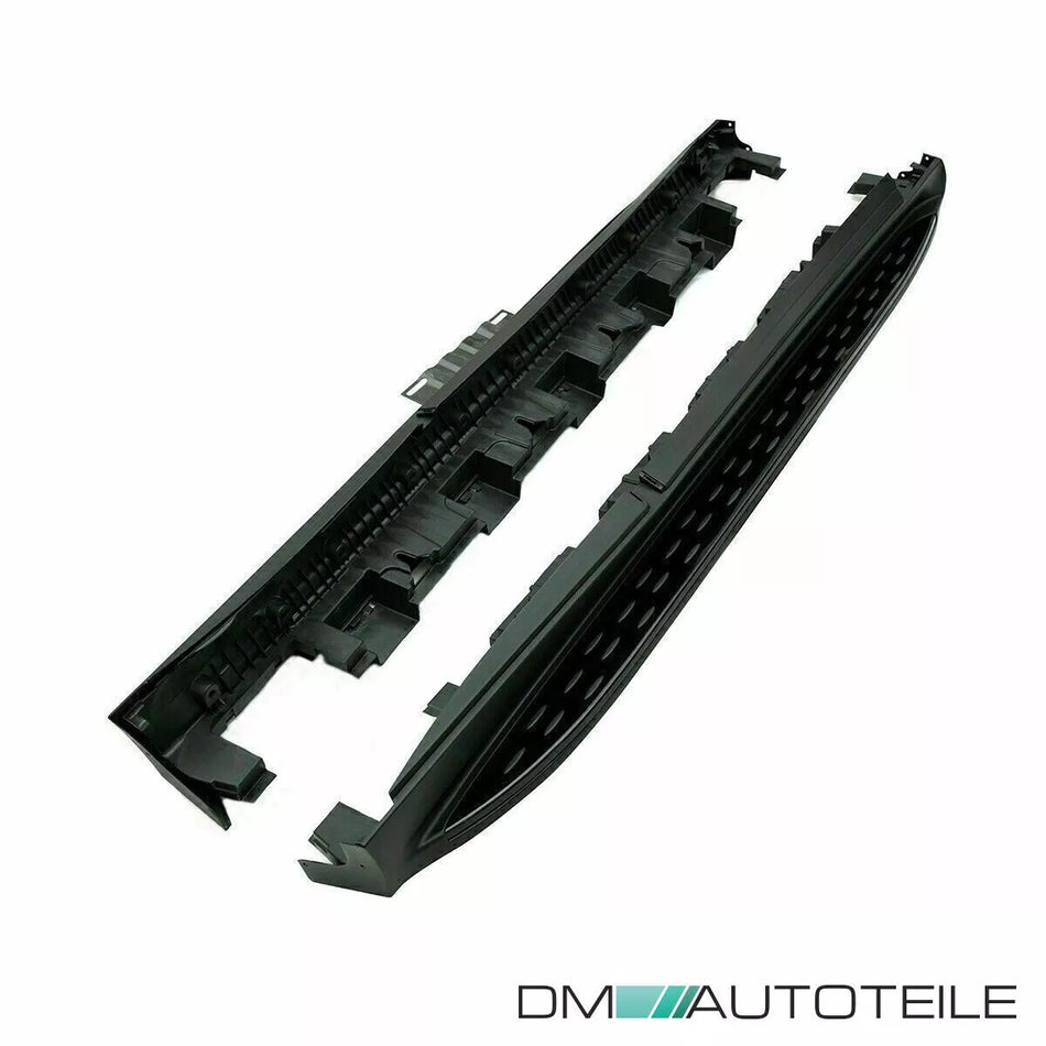 Piedi barra ingresso alluminio Nero  per Mercedes GLC X253 C253