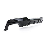 Diffusore posteriore lucido + terminali 4 tubi, performance, per BMW F10 F11 535