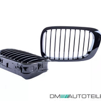 Set Griglia Sportiva Nero Lucido per BMW E46 Coupe Cabrio 99-03