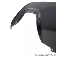 Diffusore posteriore per BMW E60 E61 M M Sport5 4 tubi 03-10 Nero Lucido