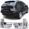 Fanali posteriori trasparenti argento cromato, per BMW X5 E53 99-03 prefacelift