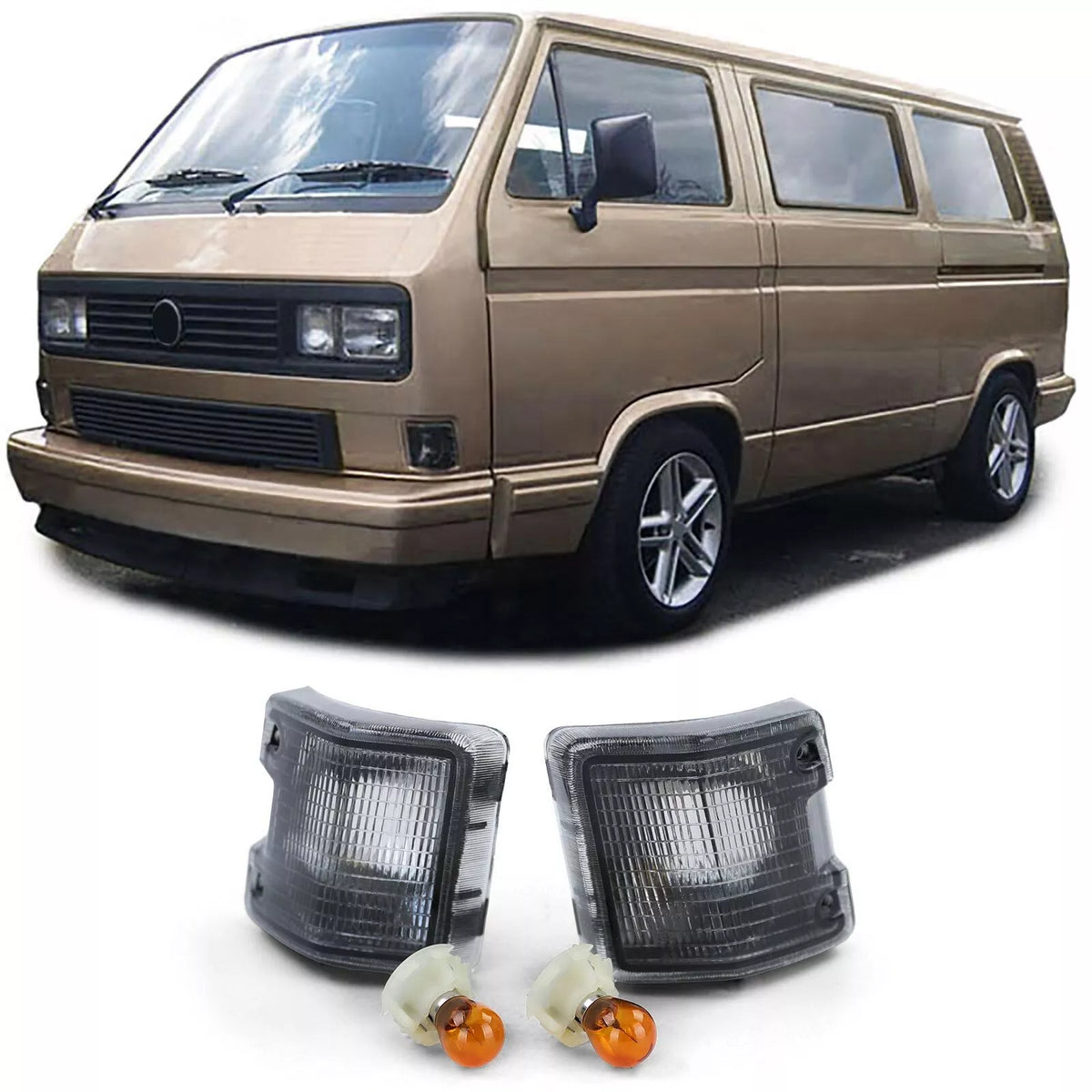Frecce nere coppia fumo sinistra destra per VW T3 bus scatola furgone 79-92
