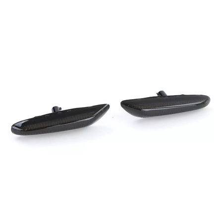 Frecce laterali LED nero fumo adatto, per BMW Serie 3 E46 01-05 E90 E91 E92 – vista 2
