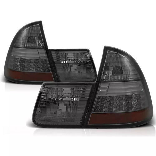 fanale posteriore LED per BMW Serie 3 E46 Touring 1999-2005 Nero/fumo